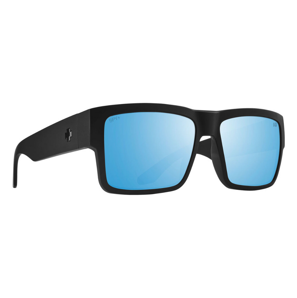 Spy Cyrus Matte Black - Happy Boost Polar Ice Blue Mirror