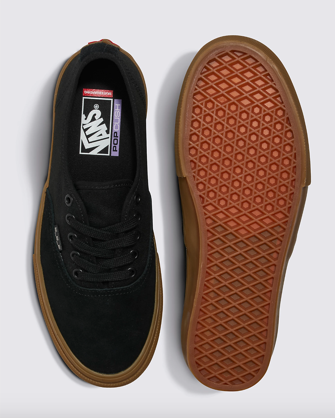 Vans Skate Authentic - Black/Black/Gum