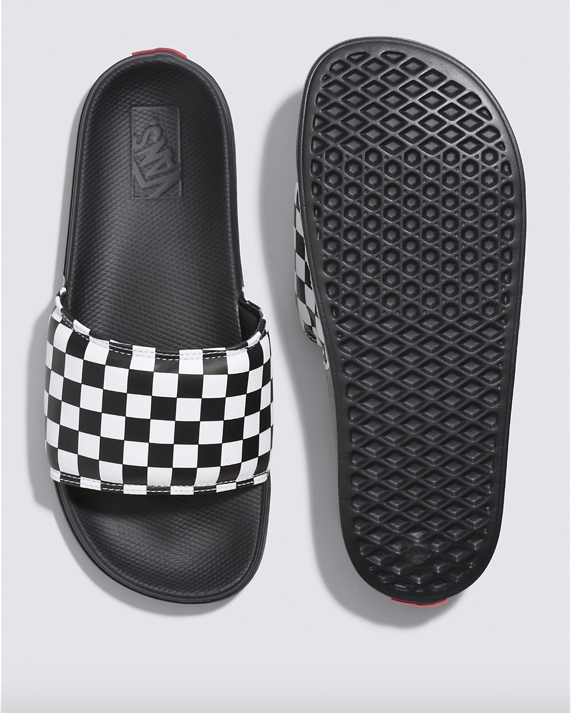 Vans La Costa Slide-On White/Black Checkerboard