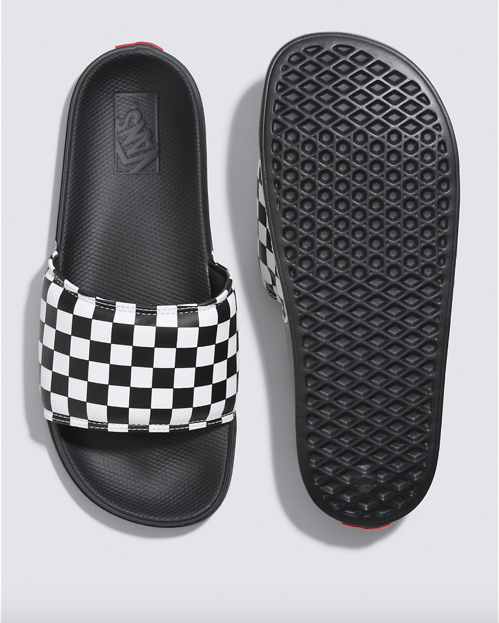 VANS★MTE LA COSTA SLIDE-ON RADIAL CHECKERBOARD CLASSIC NAVY Vans La Costa Slide-On - Checkerboard – The Source Snowboard