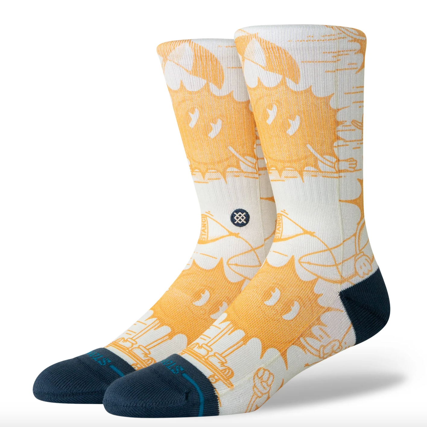 Stance Sonnys Crew Yellow Socks