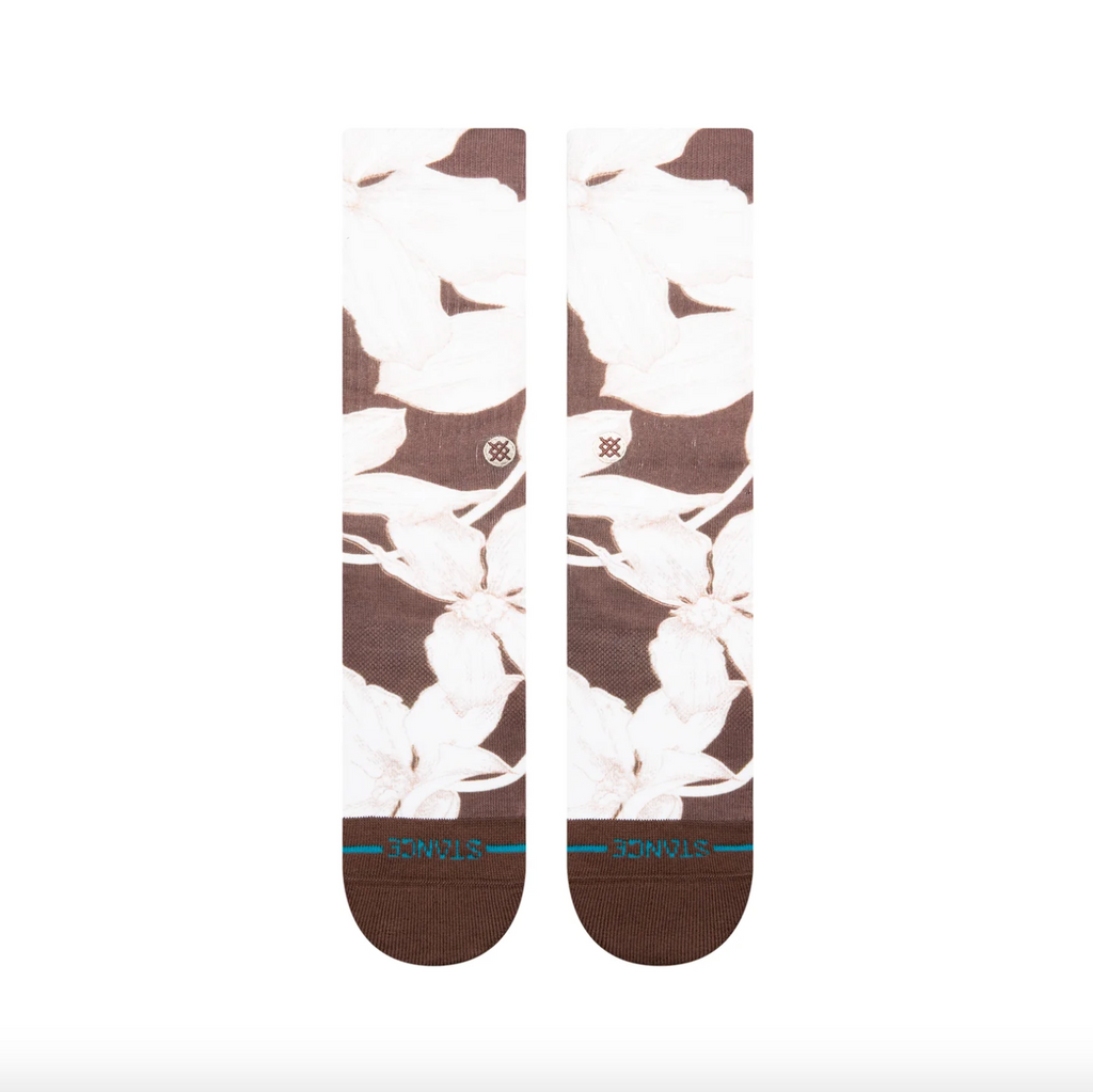 Stance Womens Coco Loco Crew Brown Socks