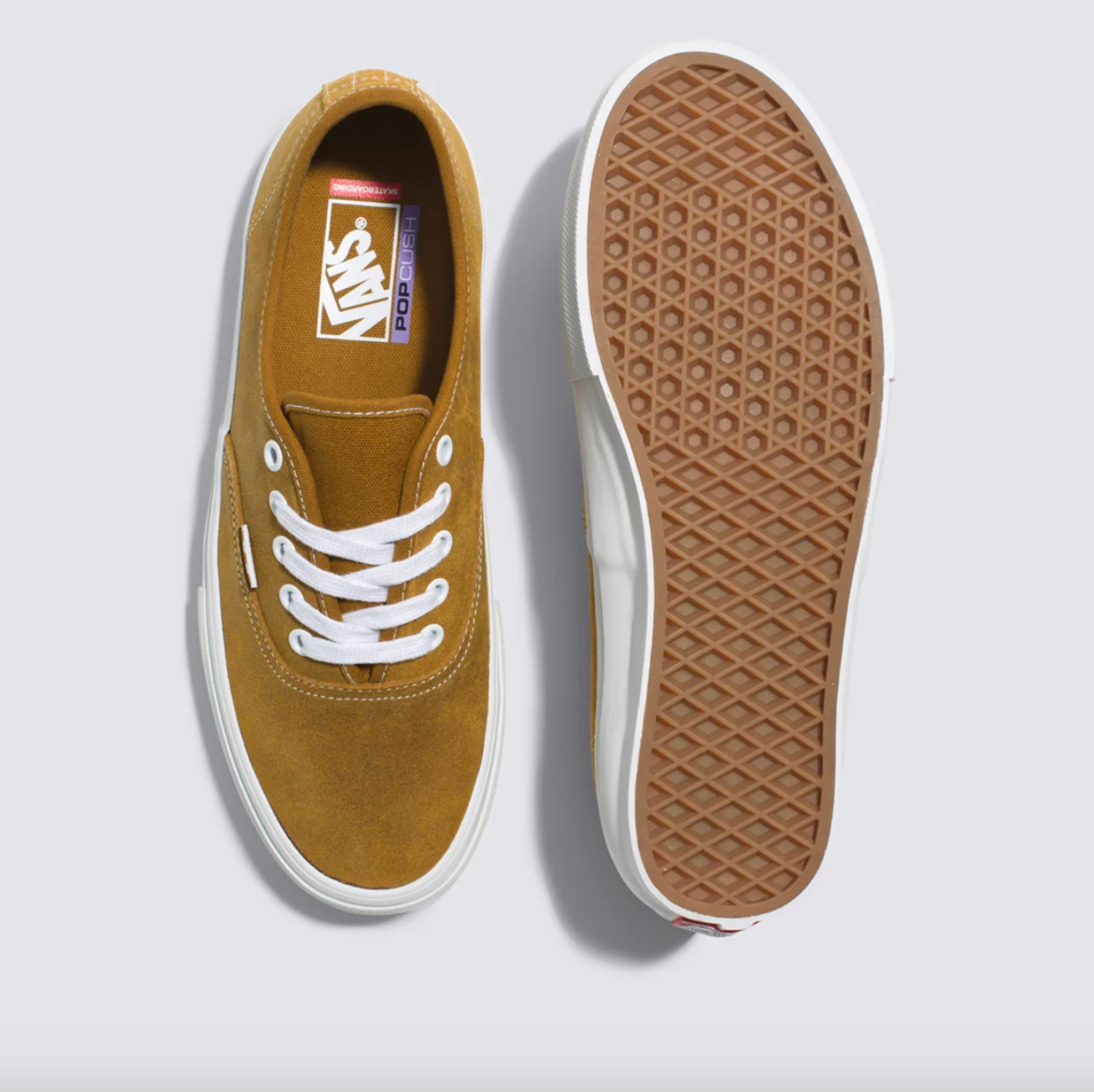 Gold suede vans on sale