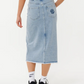 Ripcurl Womens The Search Denim Midi Skirt