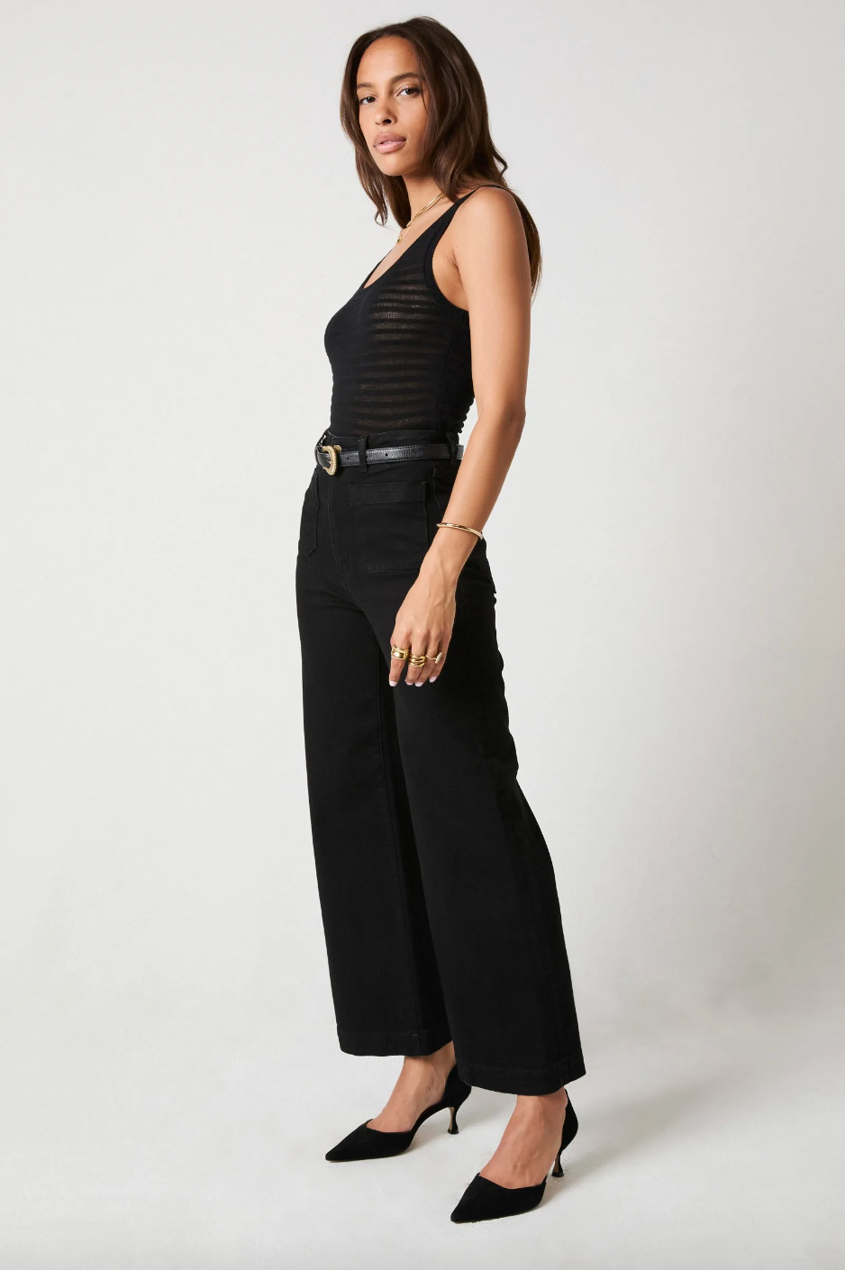 Rollas Womens Sailor Jean-  Rinse Black