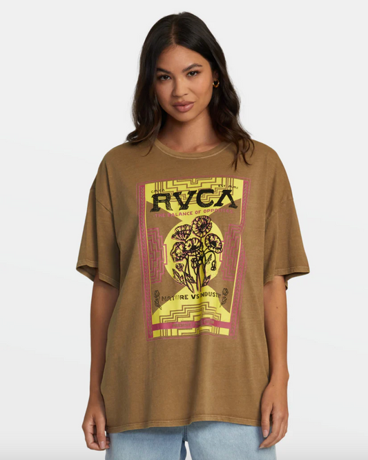 RVCA Womens Poppies Concert Tee