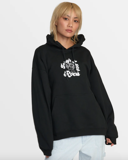 RVCA Womens Tough Luck Baggie BF Hoodie