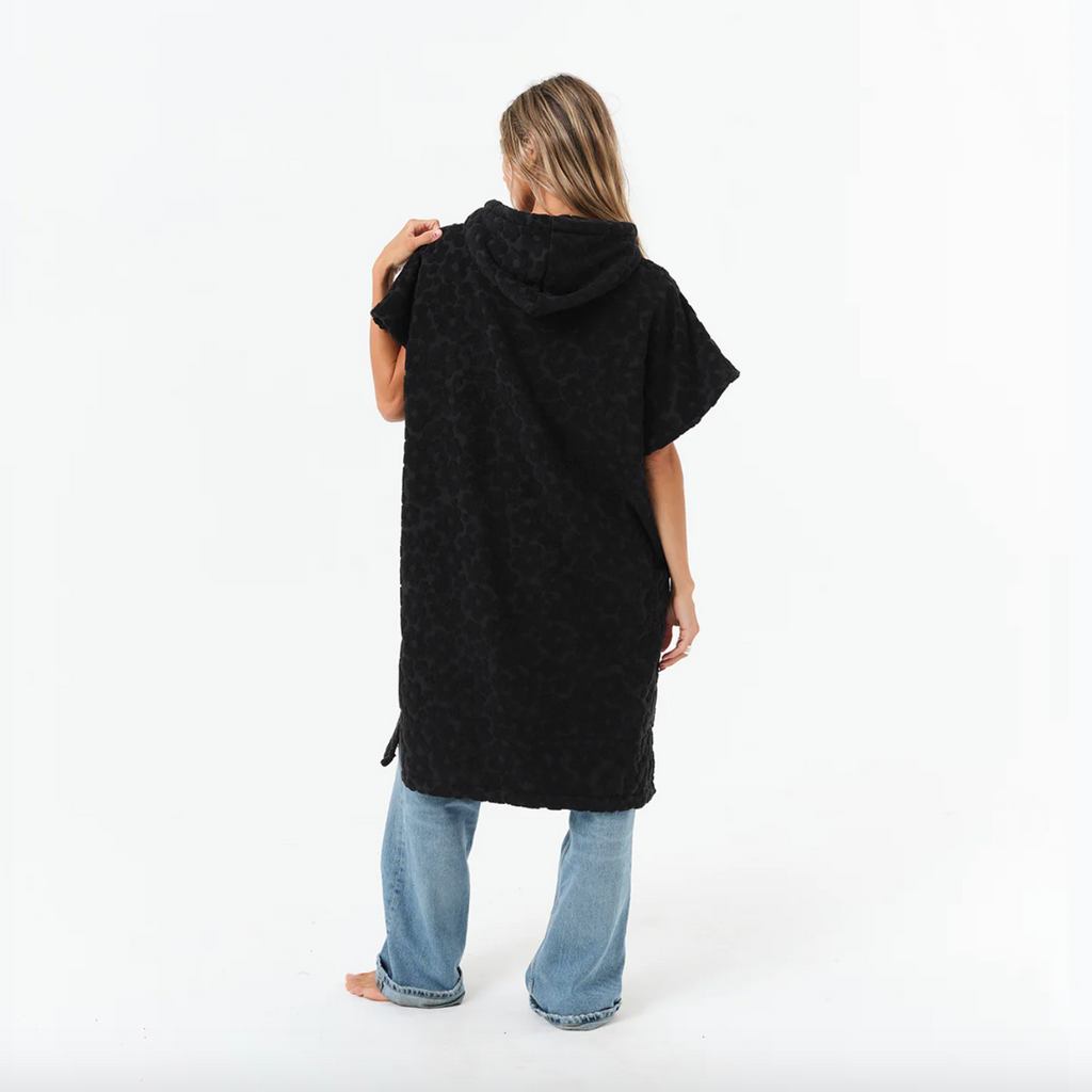 Slow Tide Ginny Extra-Warm Changing Poncho Black