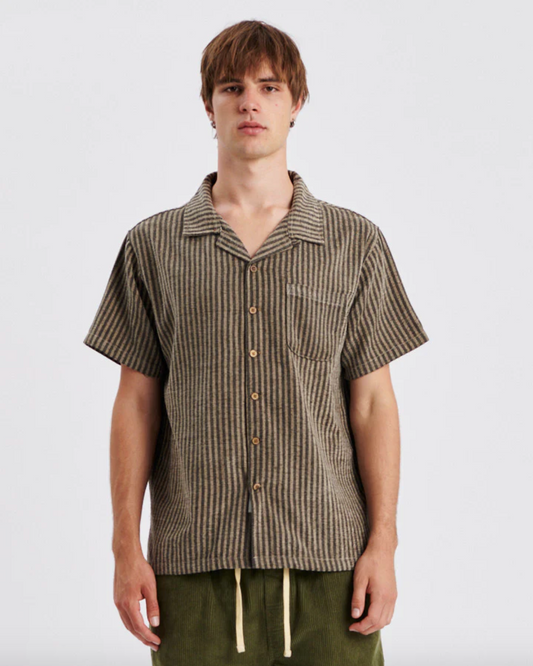 TCSS Mens Freefall Resort S/S Shirt - Tan