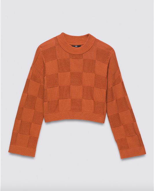 Vans Womens Cammile Checker Pullover Auburn