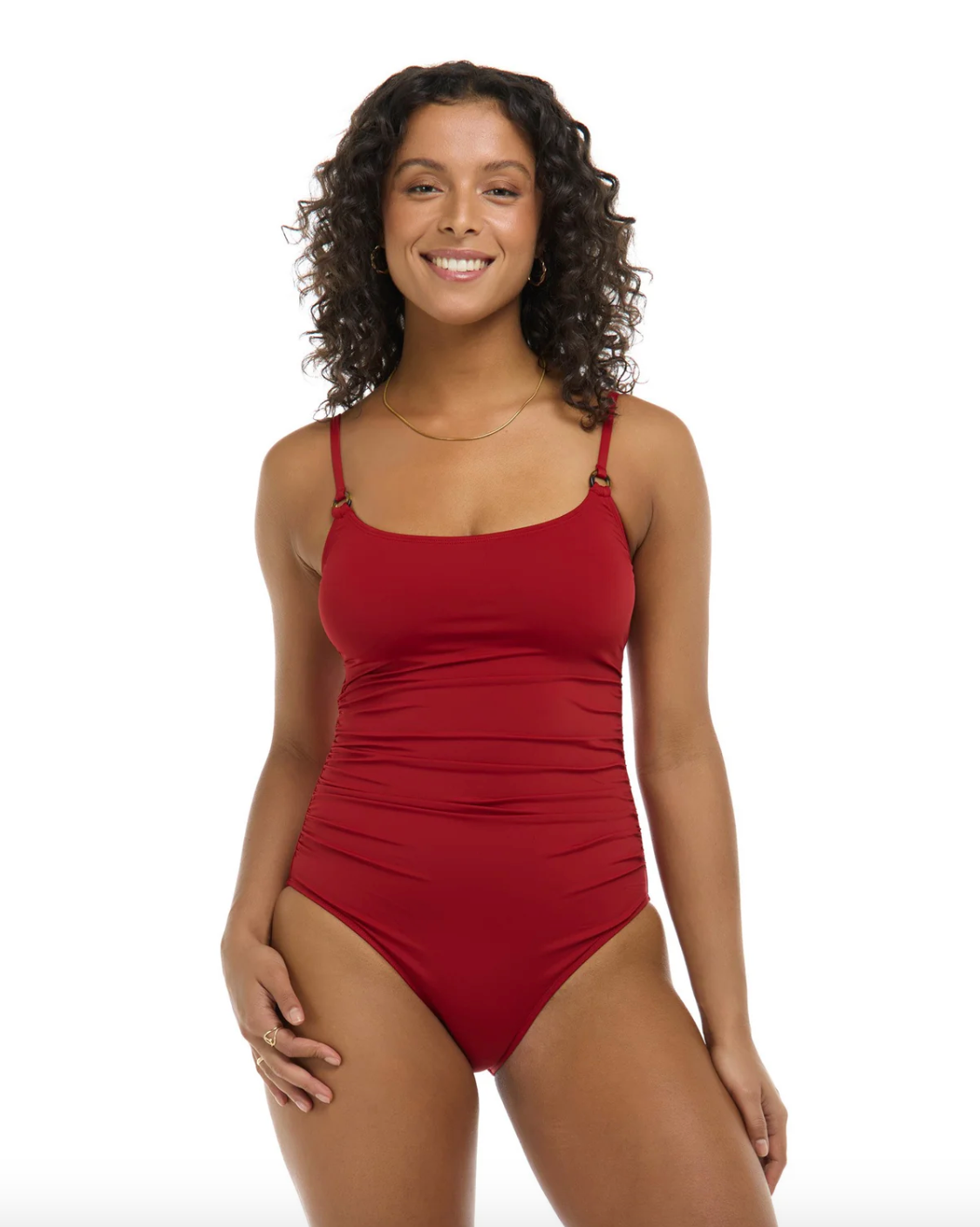 Skye Solids Amber One-Piece -Garnet