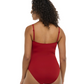 Skye Solids Amber One-Piece -Garnet