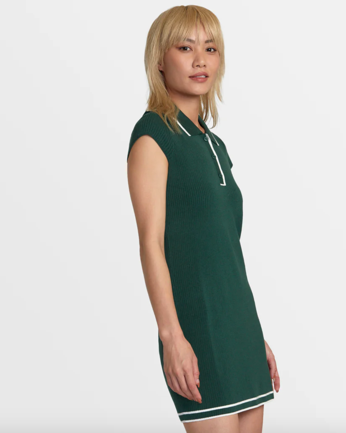 RVCA Womens Wednesday Sweater Dress- Pineneedle