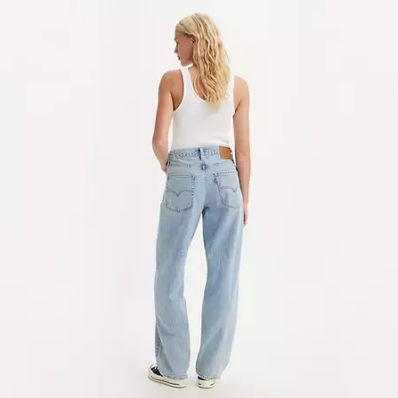 Levis Womens Baggy Dad Jeans - Fan Flare