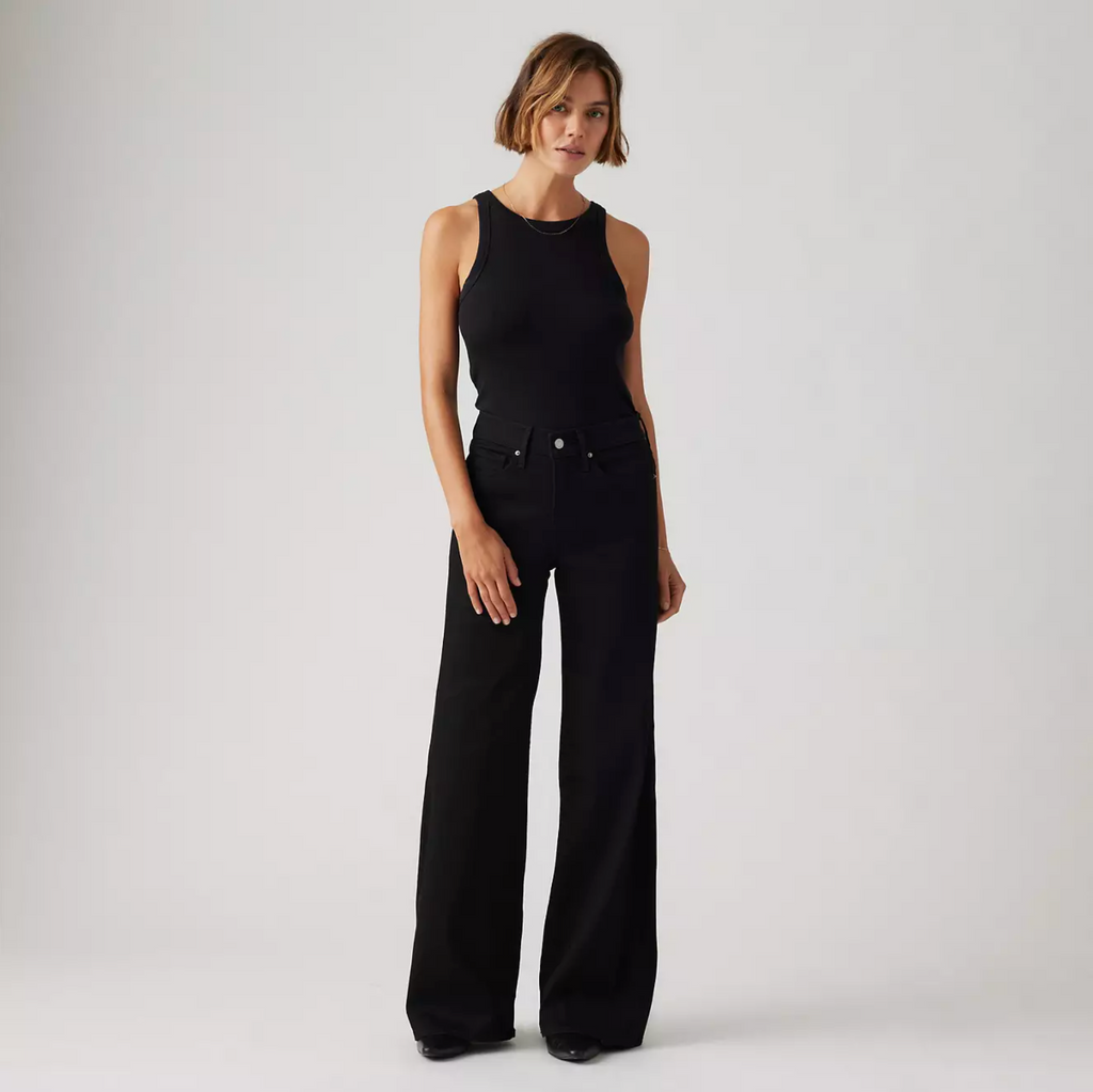 Levi's 318 Shaping Wide Leg - Soft Black