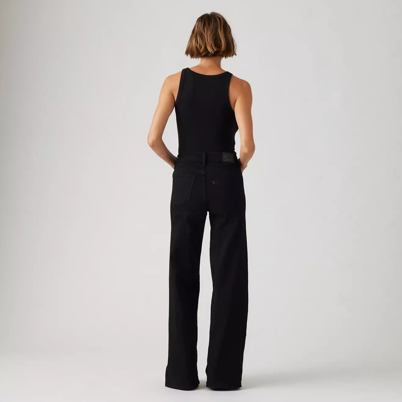 Levi's 318 Shaping Wide Leg - Soft Black