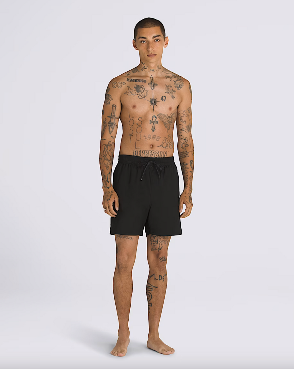Vans Primary Solid Elastic Boardshort - Black
