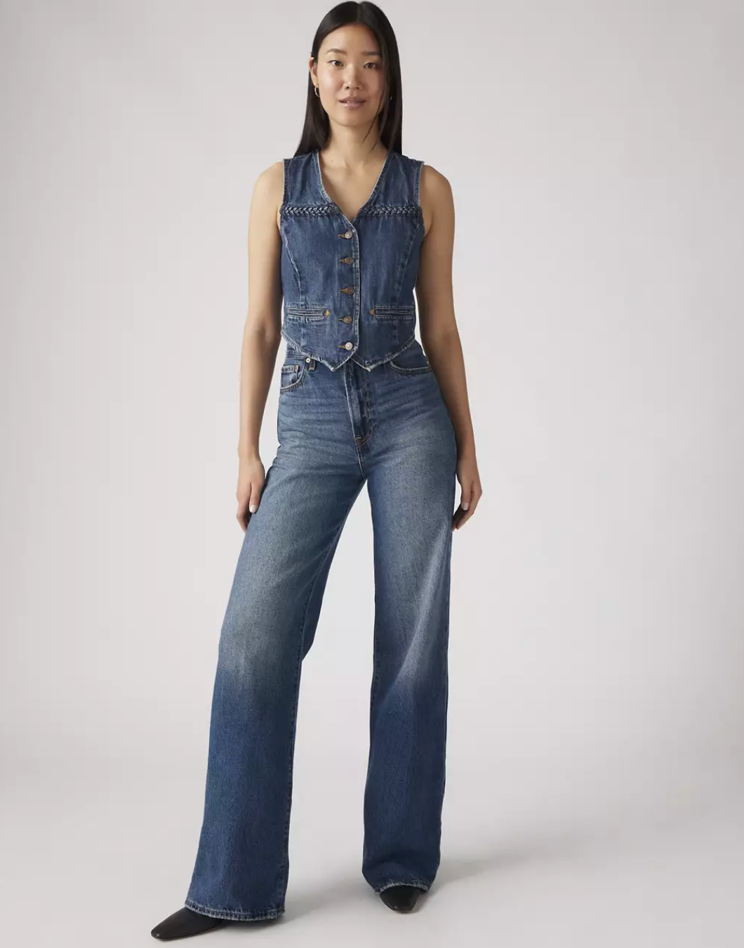 Levis Womens Ribcage Wide Leg - Polar Perimiter