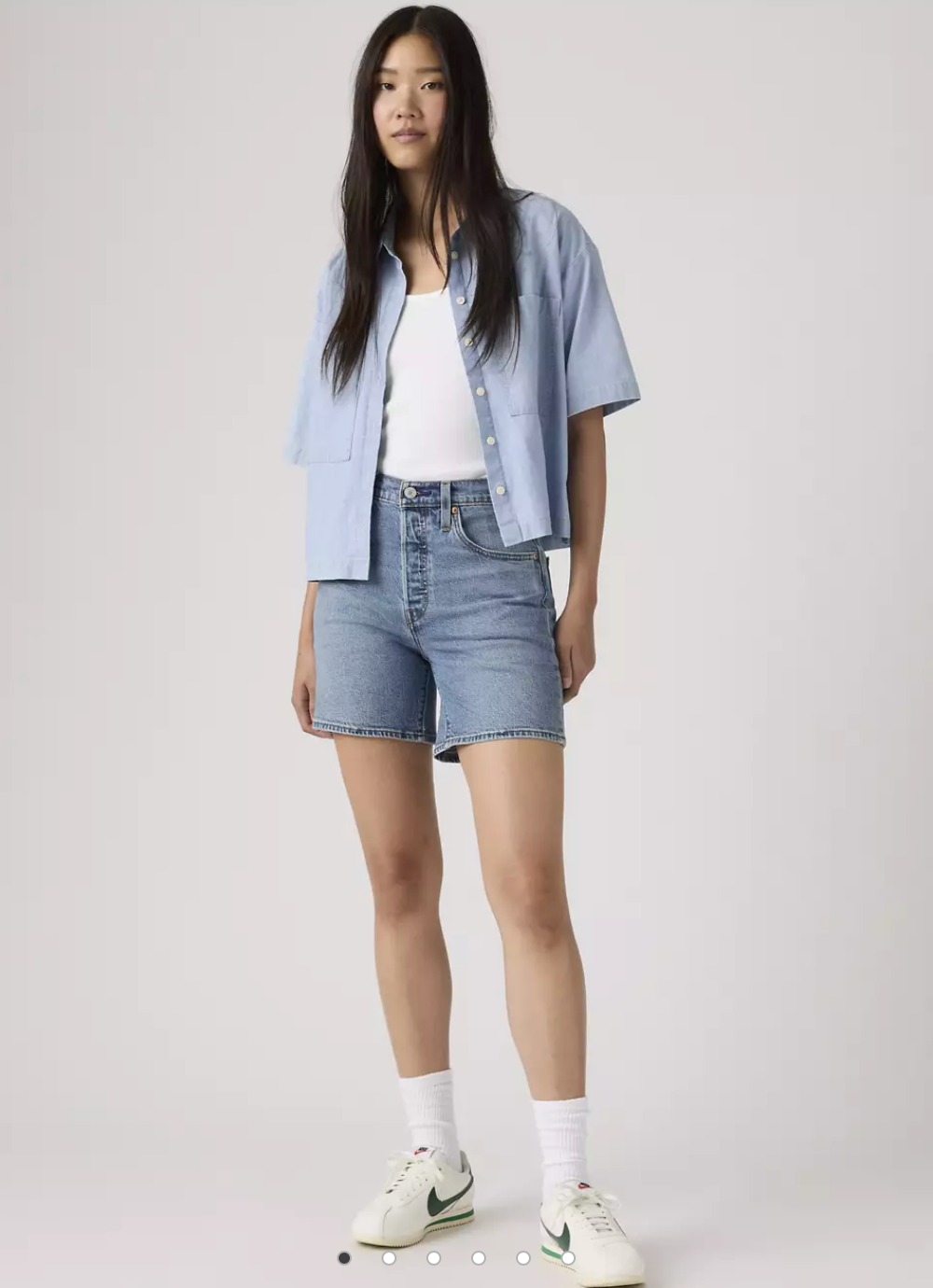 Levis 501 Mid Thigh Short - Pen Ring Ltw