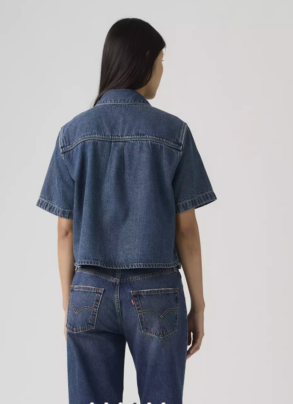 Levis Logan SS Denim Shirt - Tencel Tinted Times