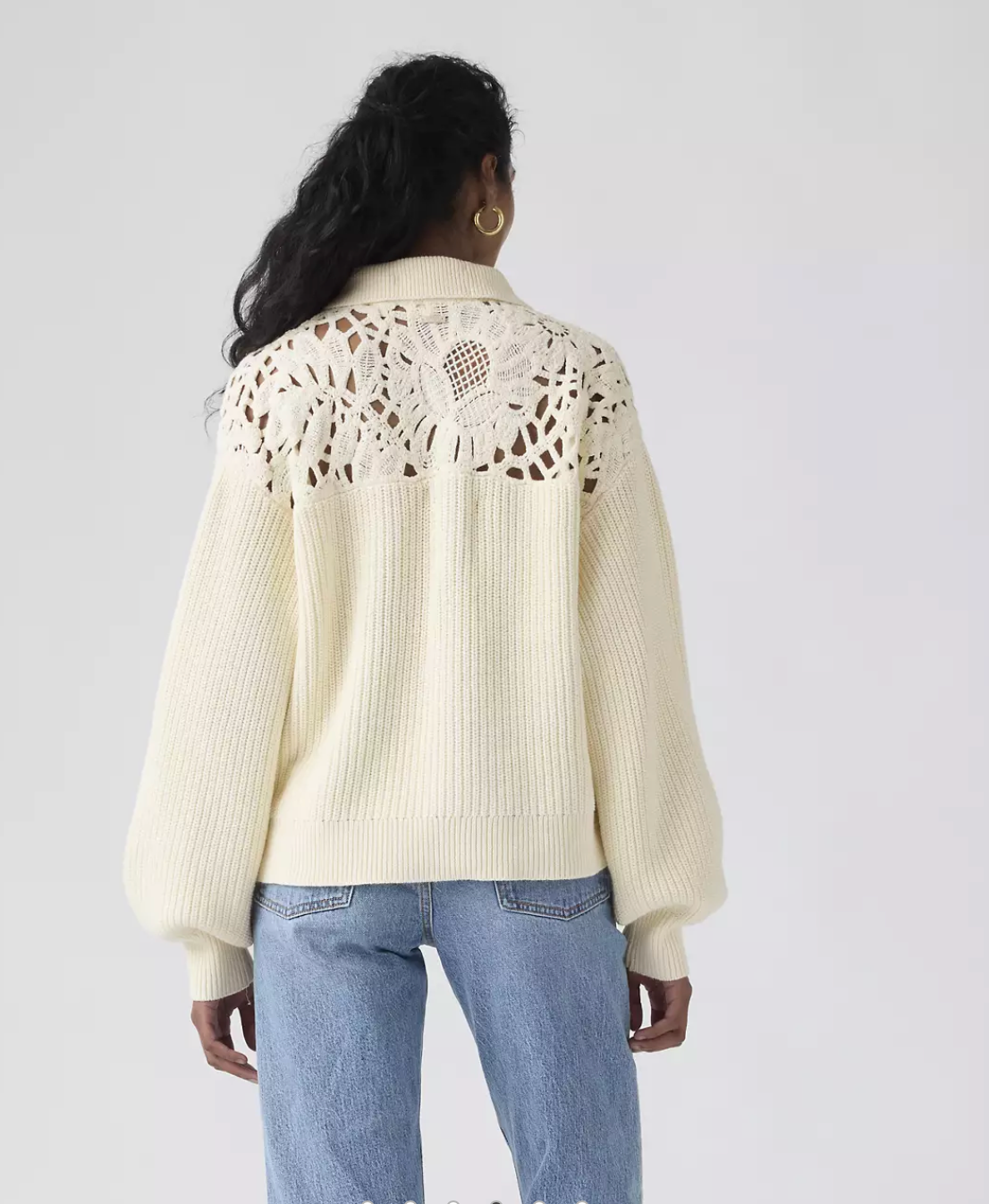Levis Susanna Floral Crochet Shirt - Pristine