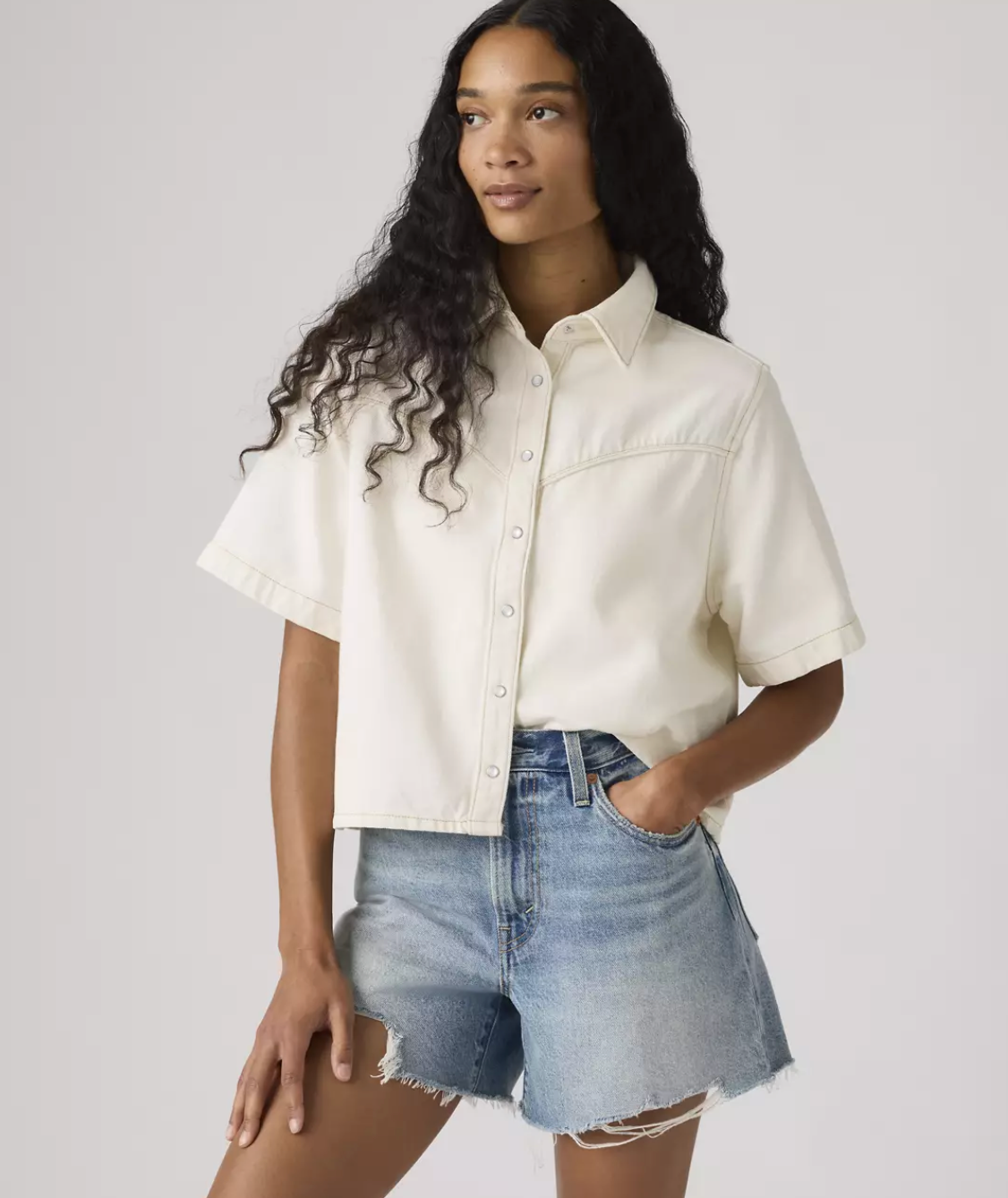 Levis Logan SS Denim Shirt - Truth Slip