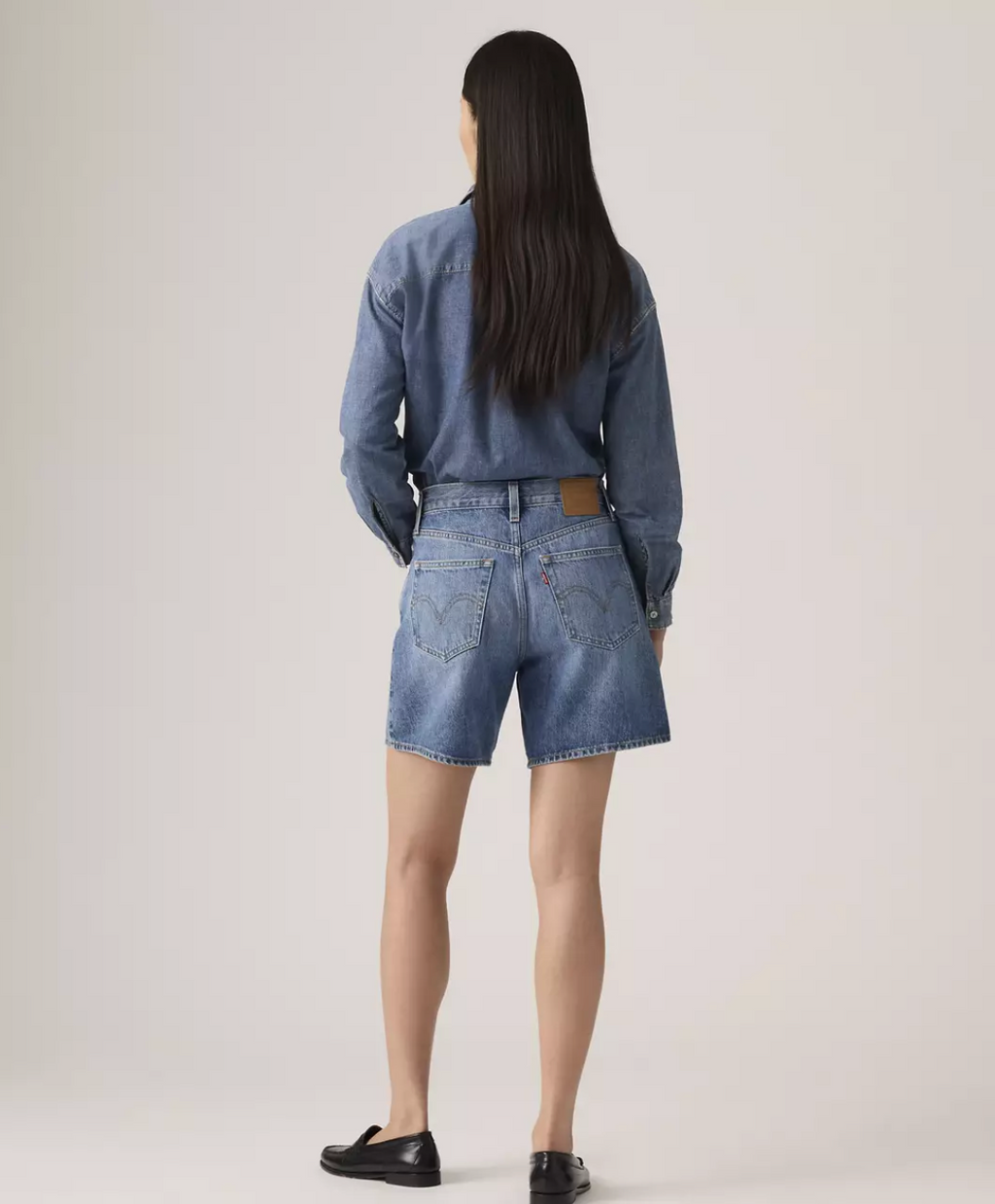 Levis High Baggy Short - Worn Memory