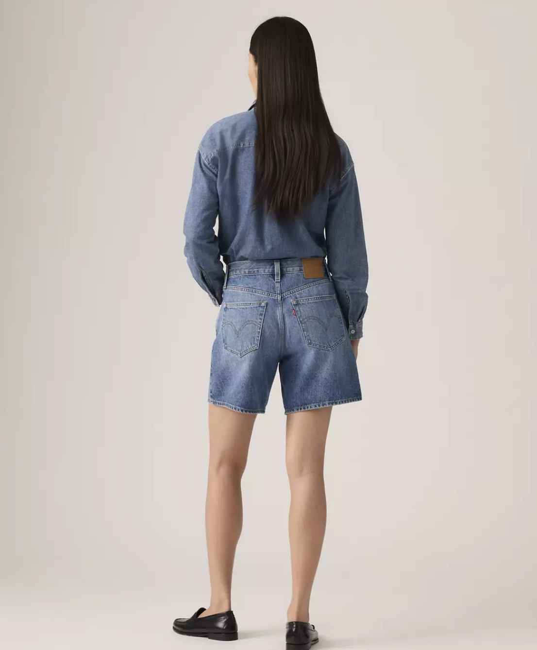 Levis High Baggy Short - Worn Memory