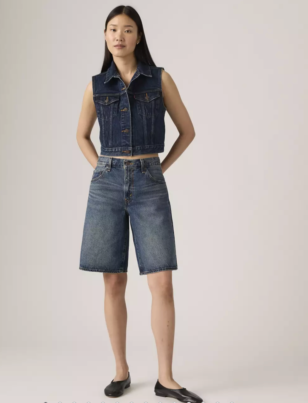 Levis Baggy Dad Jorts - Hinged Heart