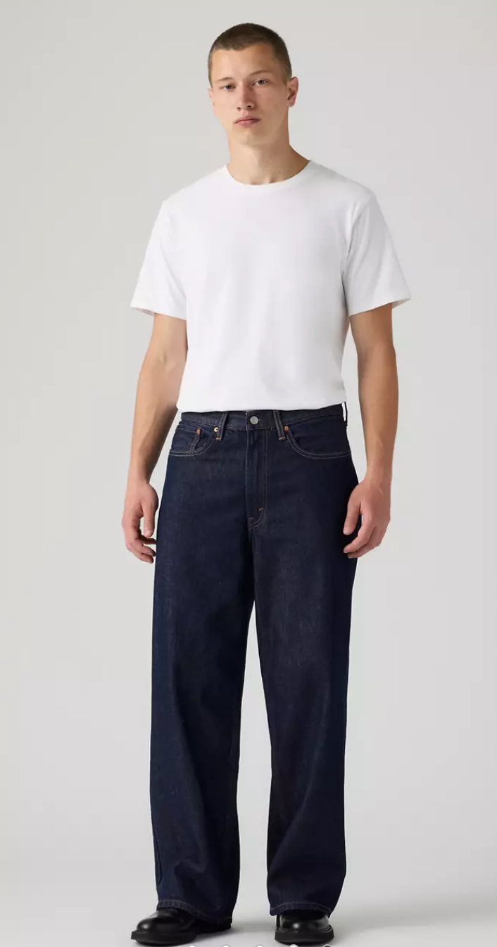Levis Mens Extra Baggy Denim Pant - Rinse Ruler