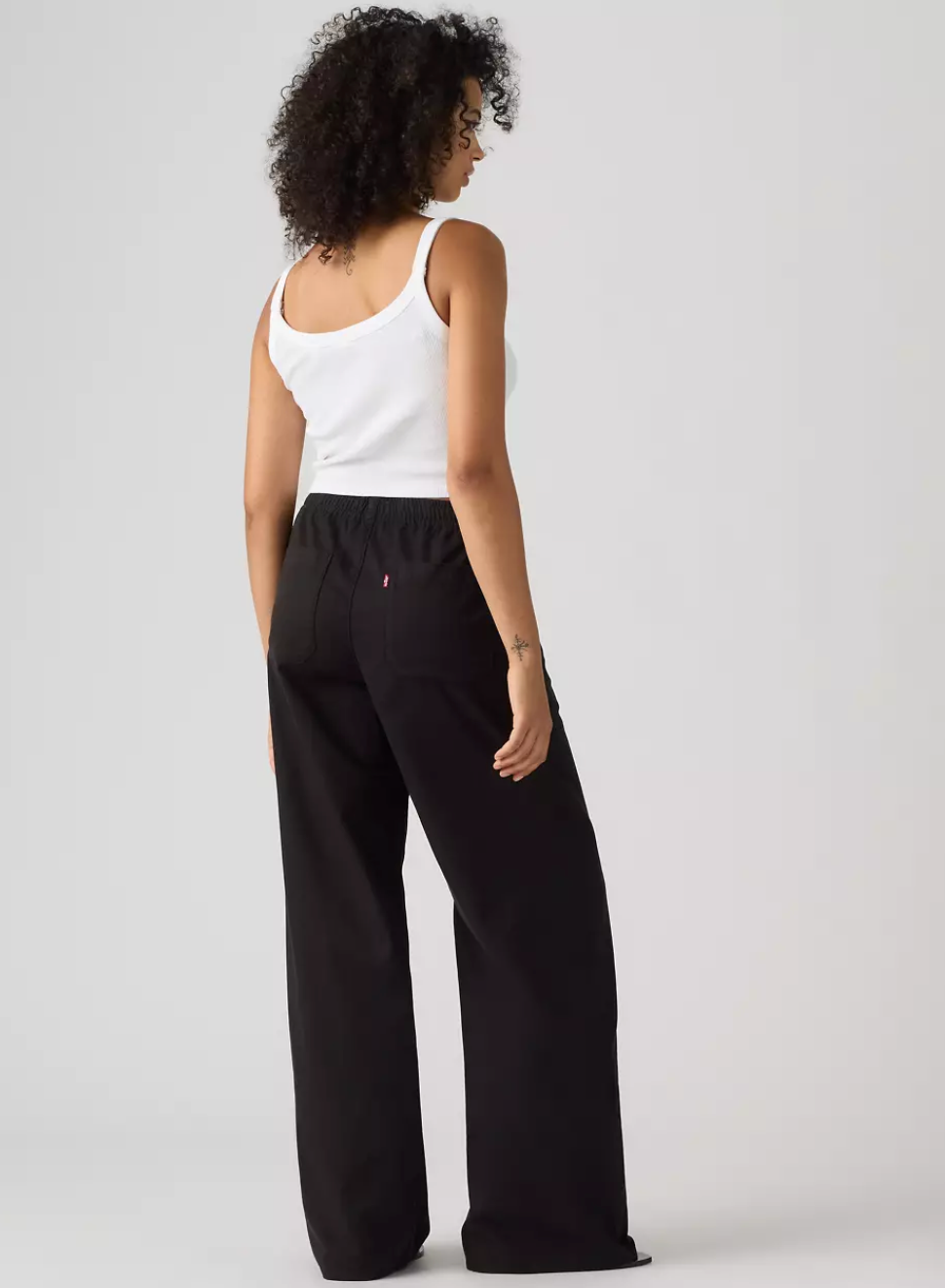 Levis Essential Wide Leg Pant - Meteorite