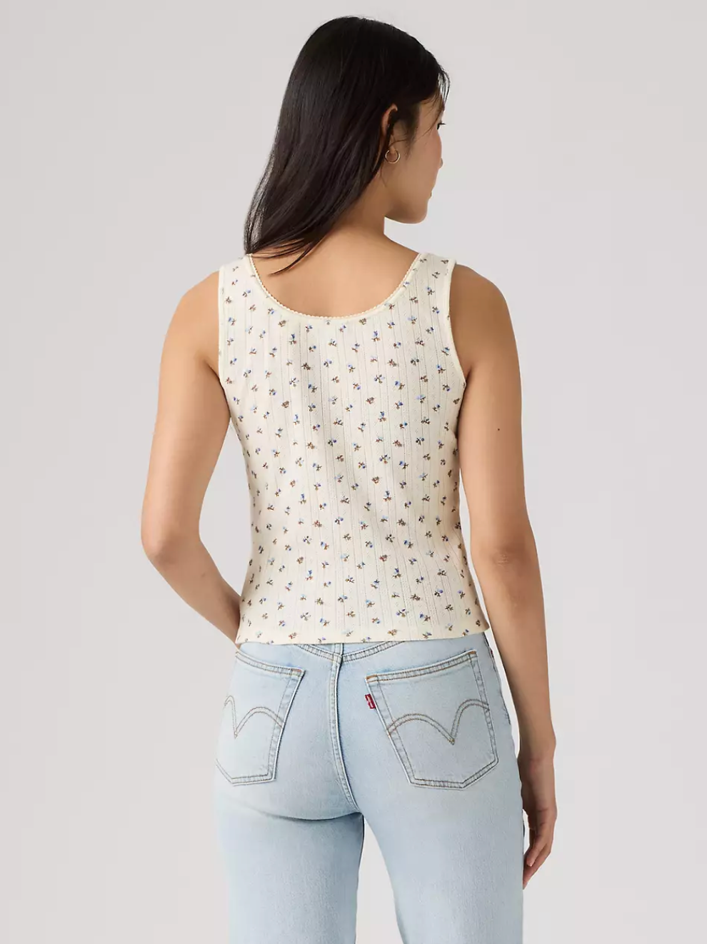Levis Sweetie SS Marseilles Tee - Ditsy Egret