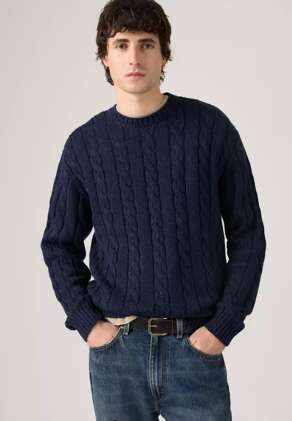 Levis Laurel Crew Cable Sweater