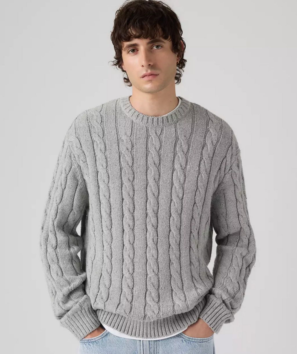Levis Laurel Crew Cable Sweater