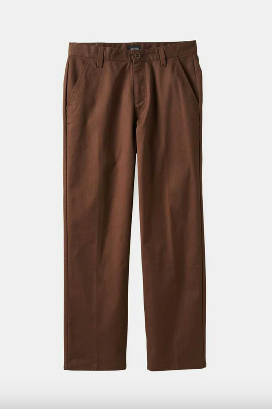 Brixton Choice Chino Relaxed Pant - Pinecone Brown