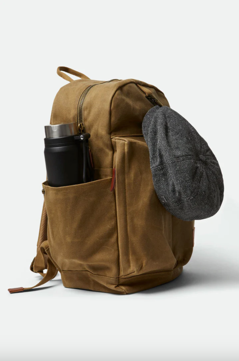 Brixton Traveler Backpack - Olive Brown