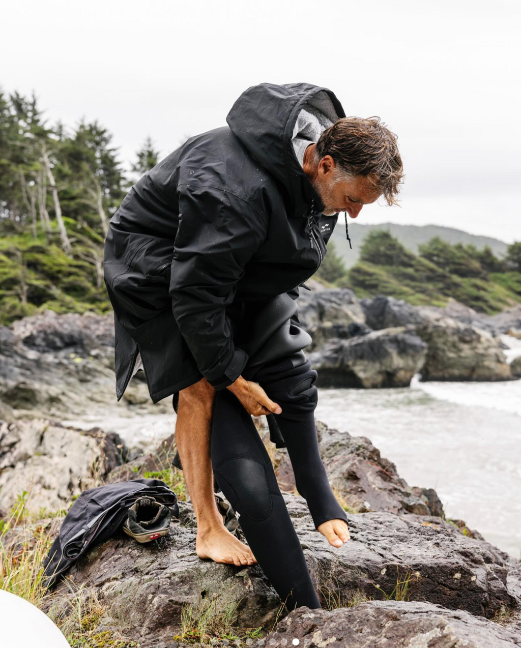 Slowtide All Weather Parka-Black