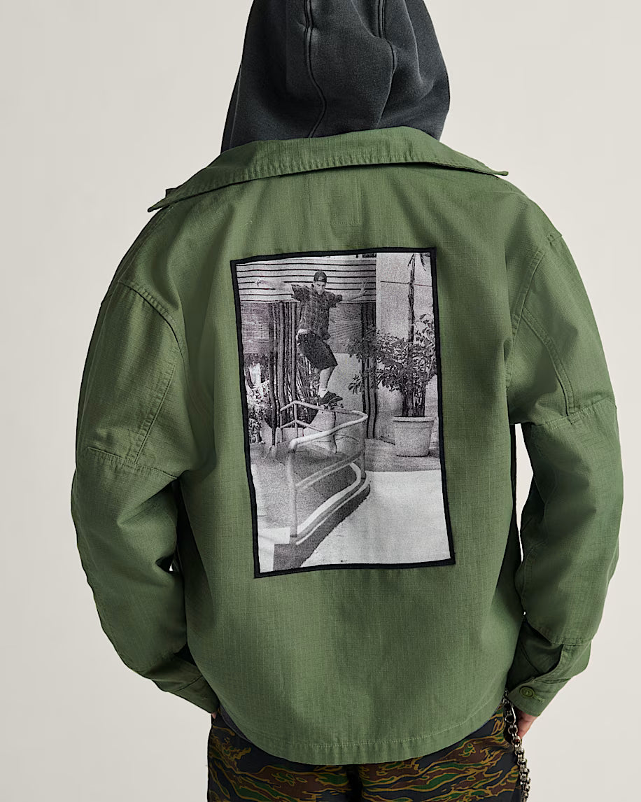 Skate Atiba Haze Military Overshirt Pine