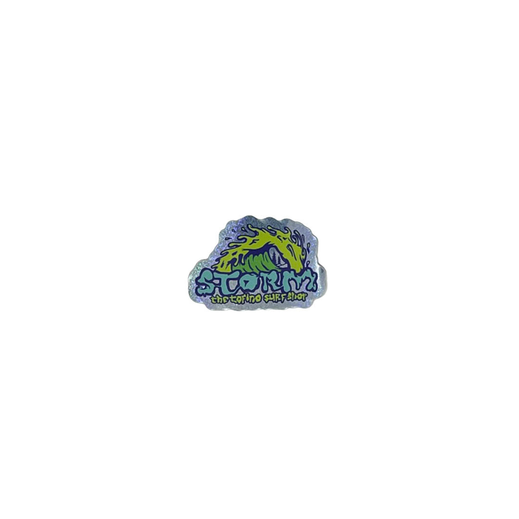 Storm Slime Wave Sticker Mini - Teal Glitter