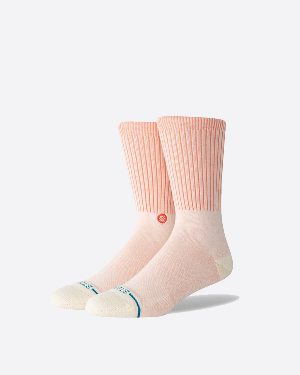 Stance Icon Pop Crew Sock - Coral