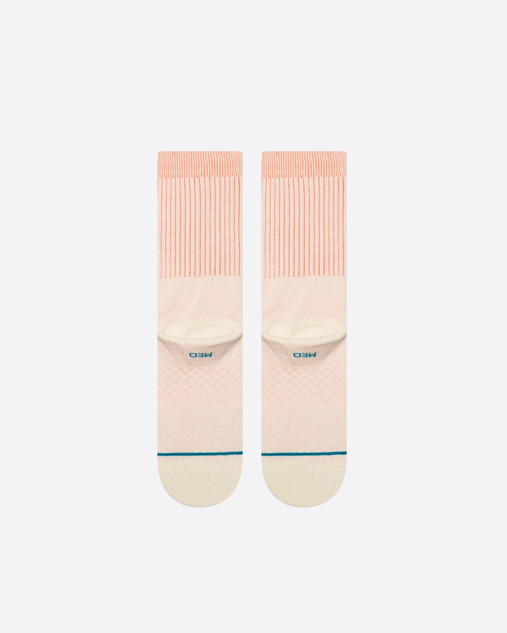 Stance Icon Pop Crew Sock - Coral