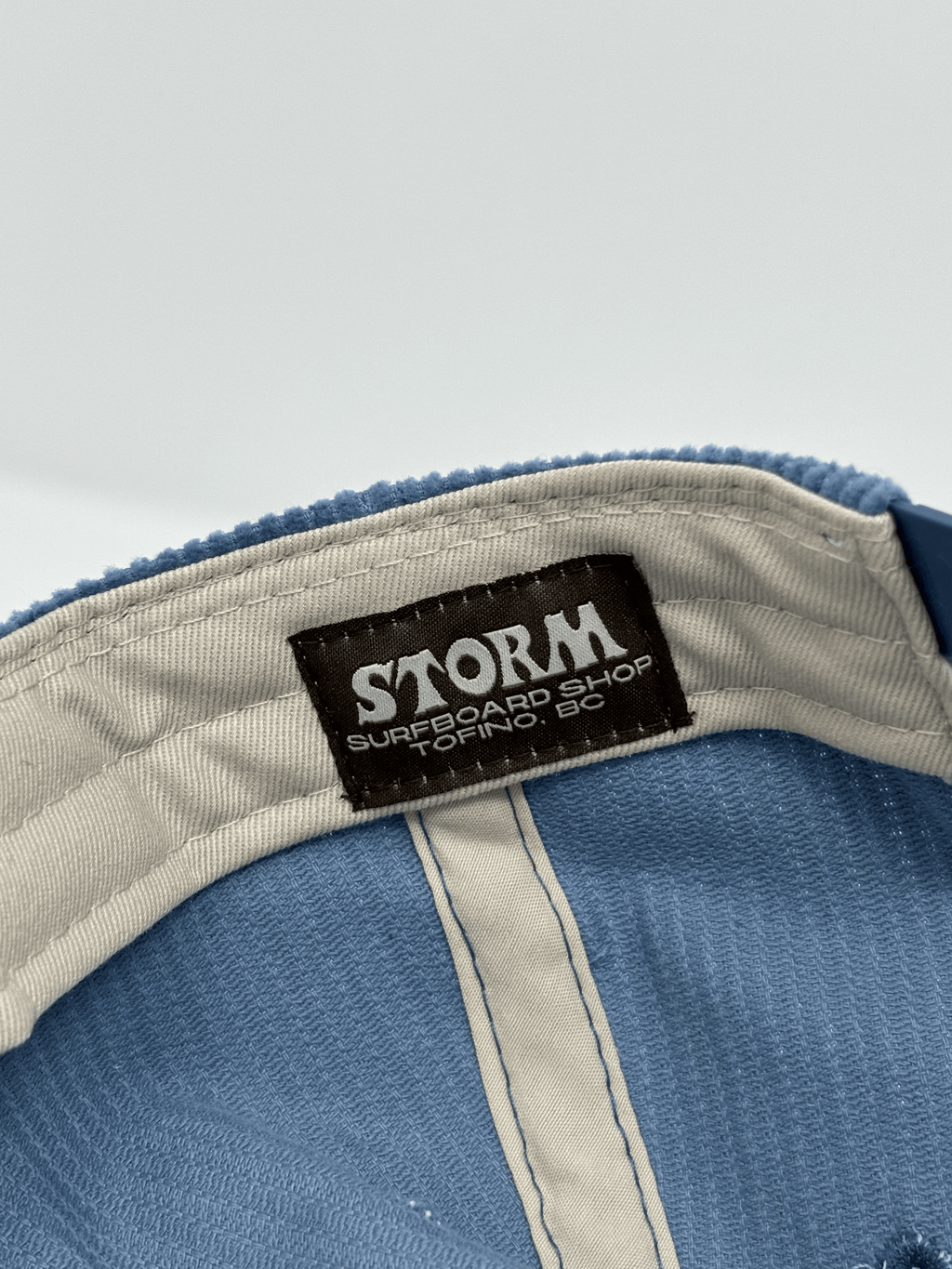 Storm Diamond Corduroy Flat Brim Blue