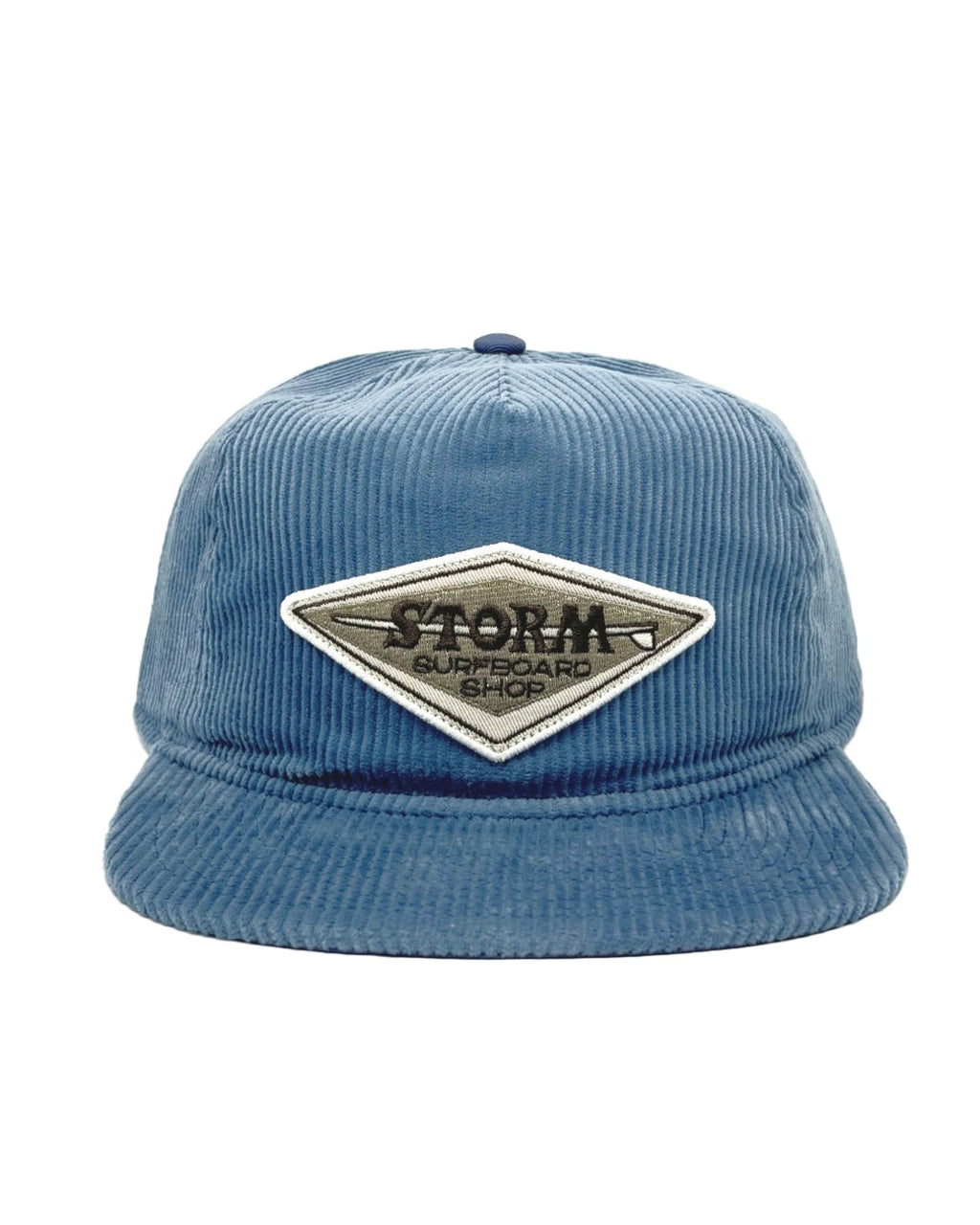 Storm Diamond Corduroy Flat Brim Blue