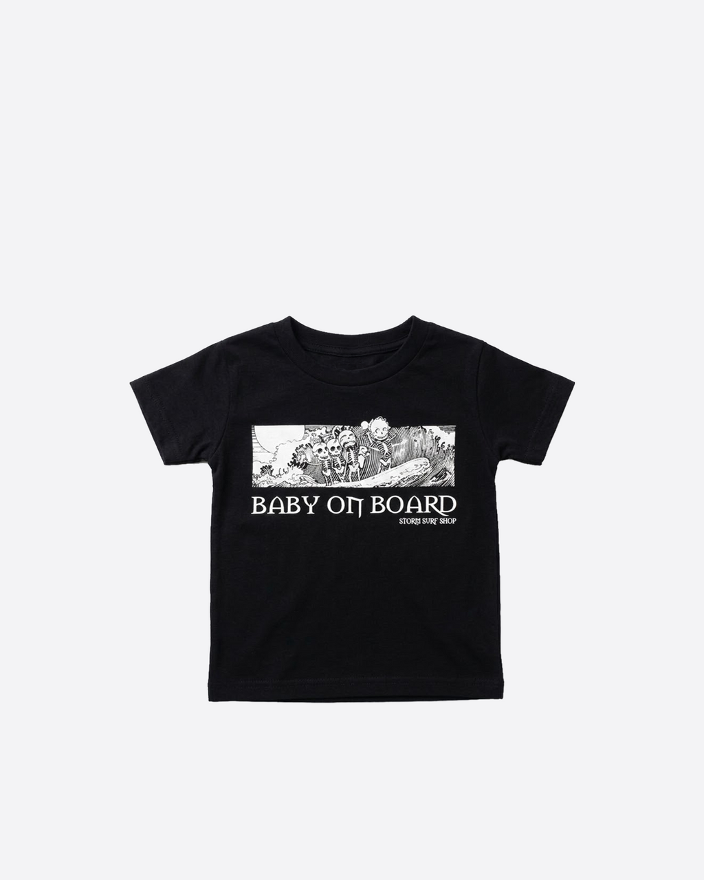 Storm Baby On Board Toddler Tee - Black
