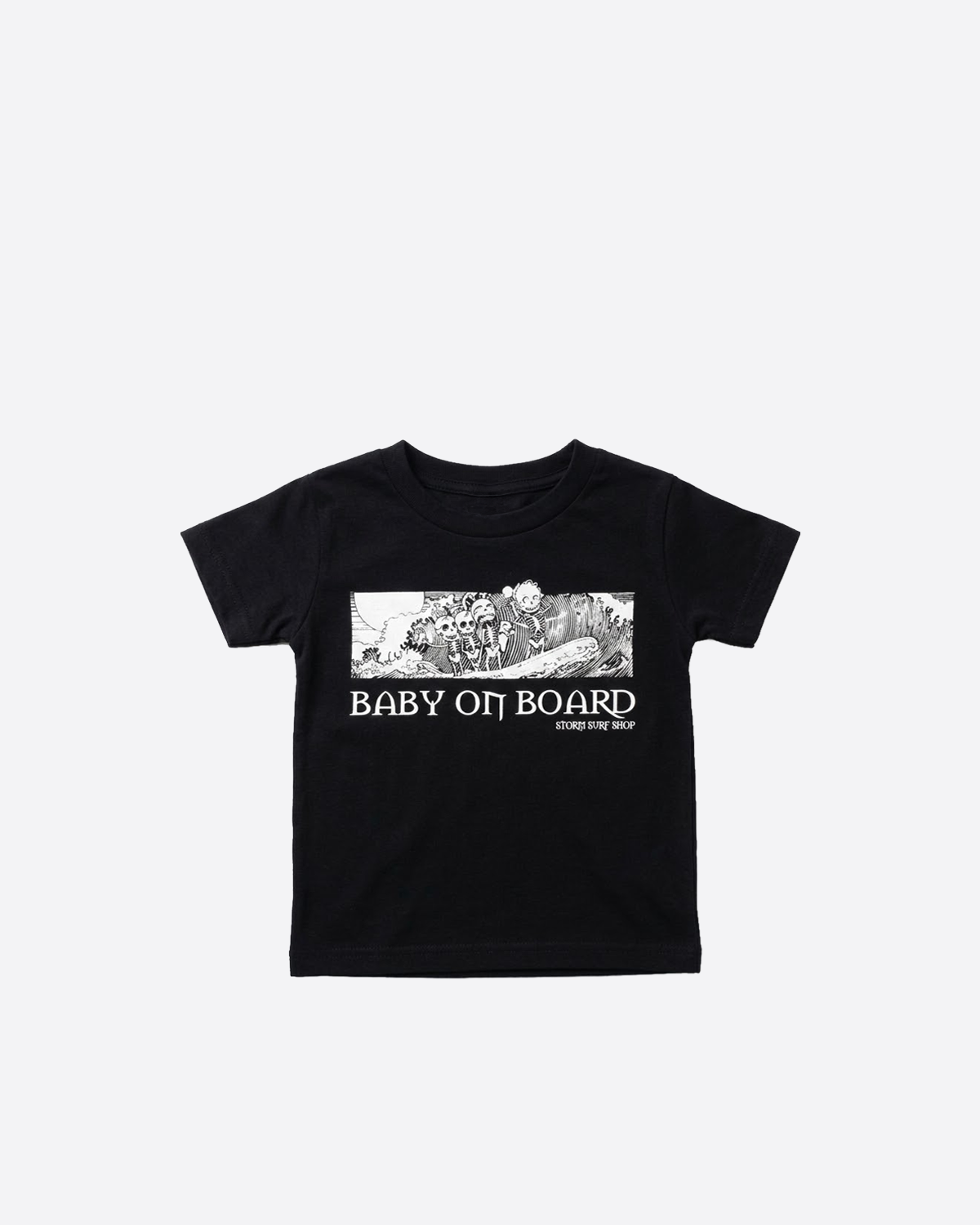 Storm Baby On Board Toddler Tee - Black