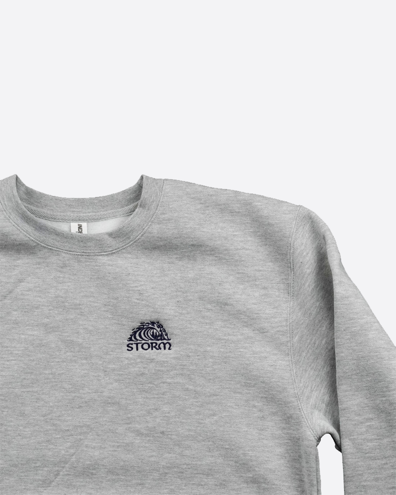Storm Classic Wave Crewneck - Grey