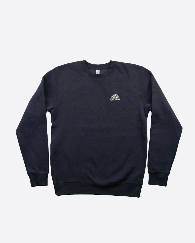 Storm Classic Wave Crewneck - Navy