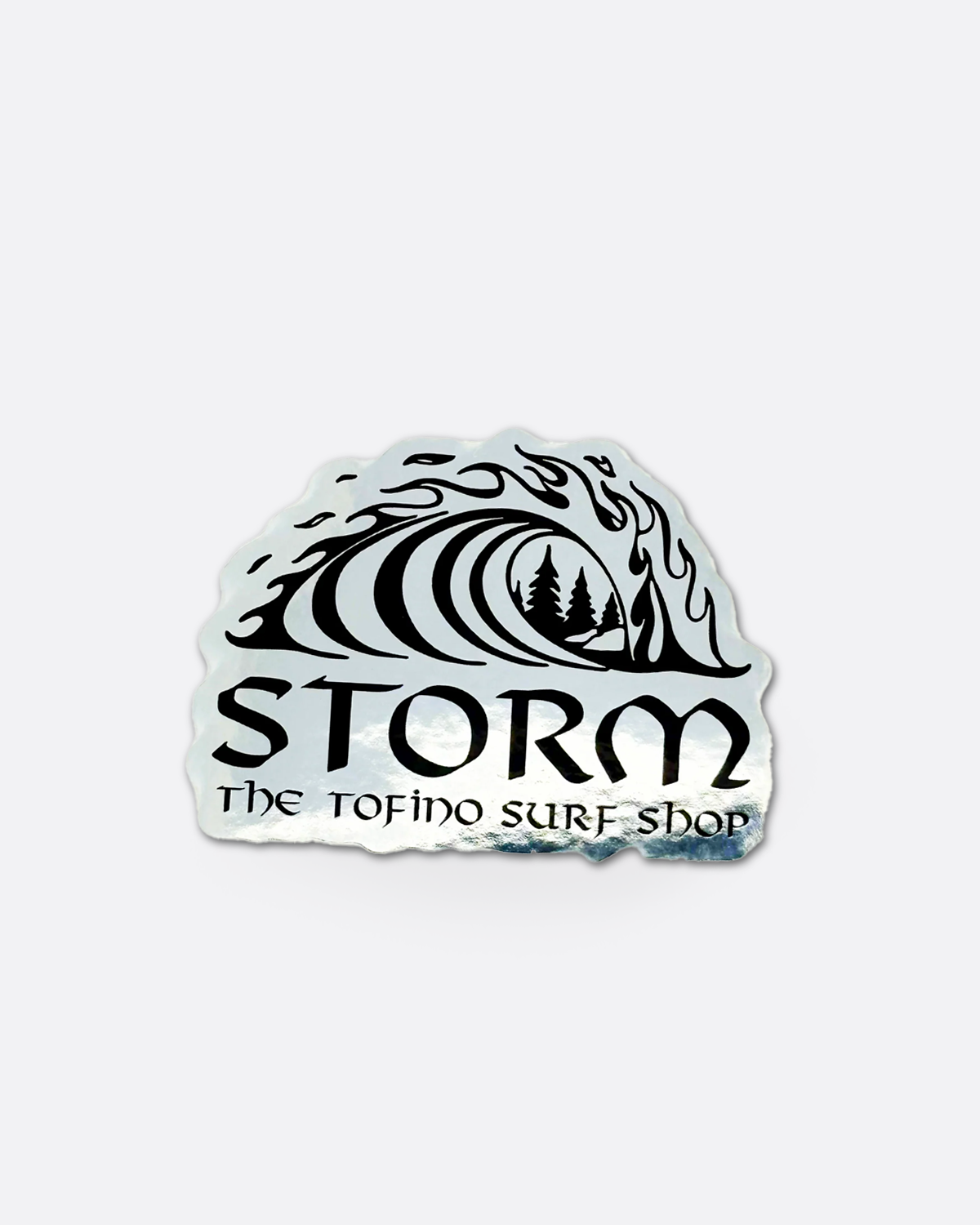 Storm Classic Wave Sticker - Reflective