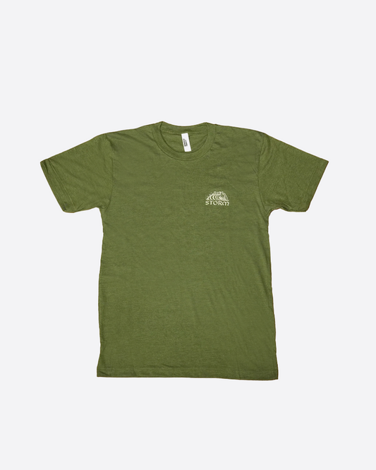 Storm Classic Wave Tee - Olive