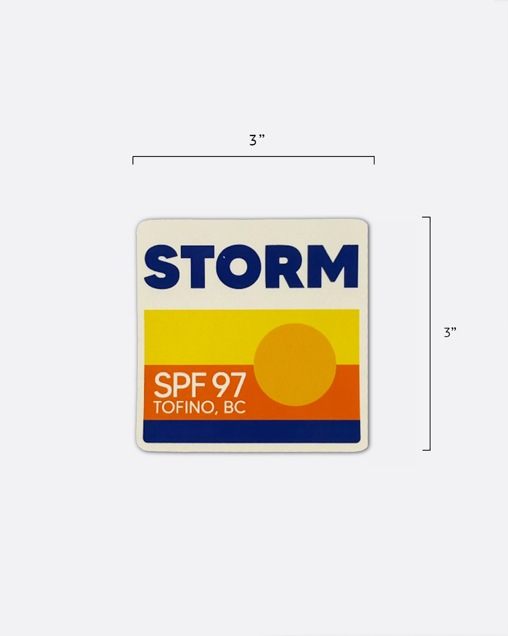 Storm Coppertone Sticker